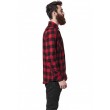 Dragstrip Kustom Checkered Lumber Jack Shirt in Black & Red